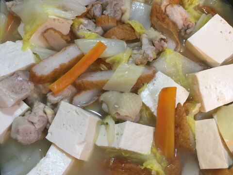 ほっこり♩豆腐と白菜のあったか鍋